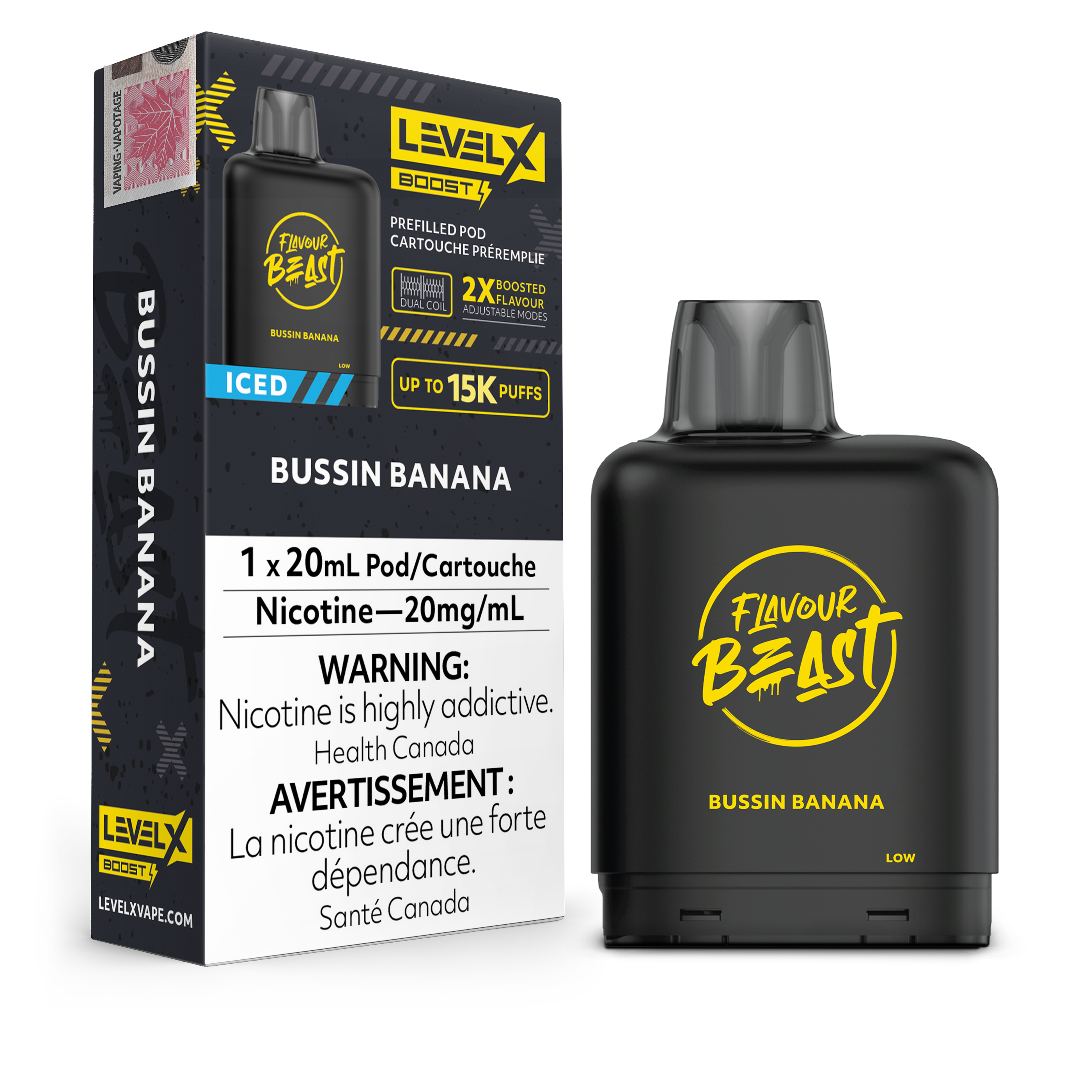Level X - Flavour Beast Boost Pods (15k puffs) (FEDERAL)
