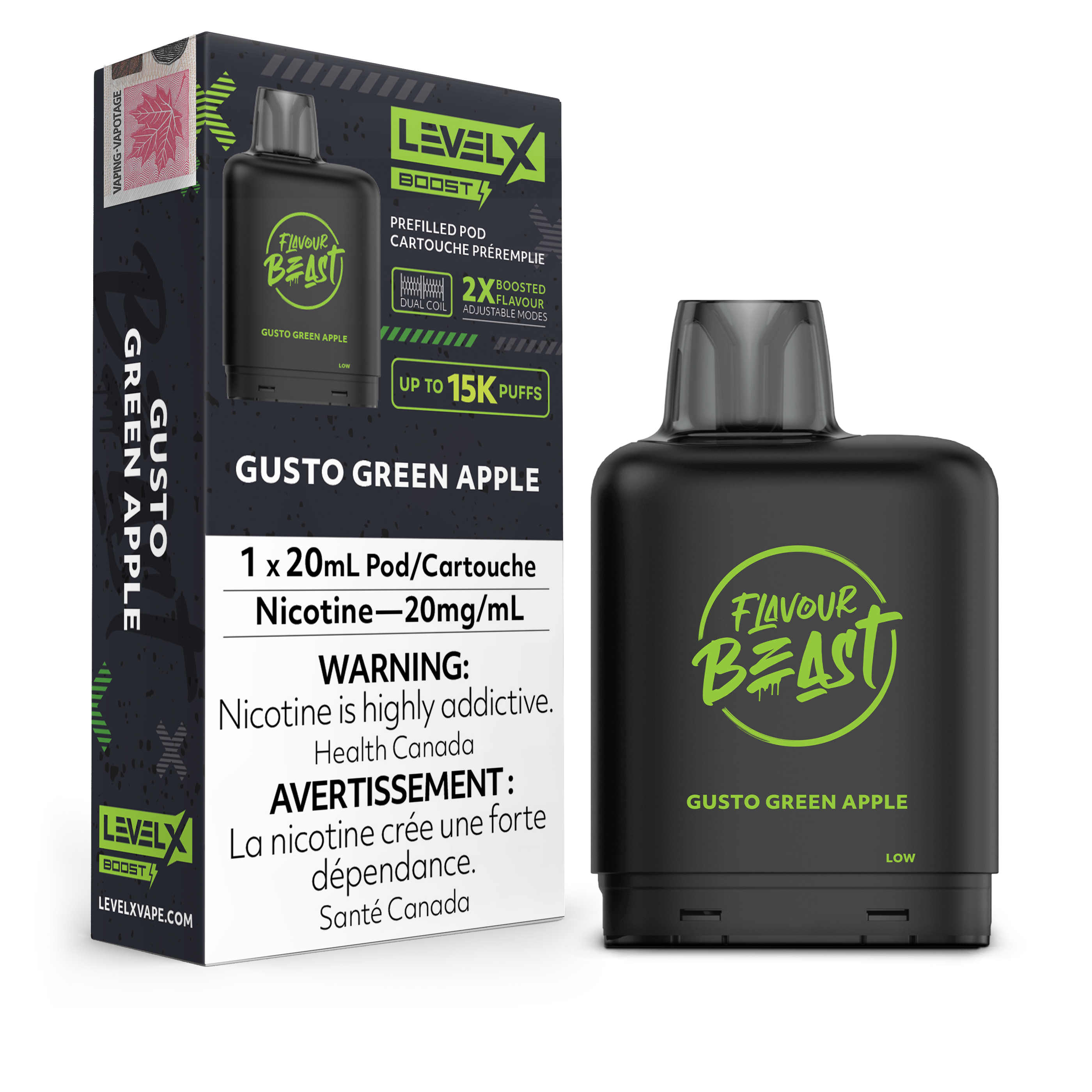 Level X - Flavour Beast Boost Pods (15k puffs) (FEDERAL)
