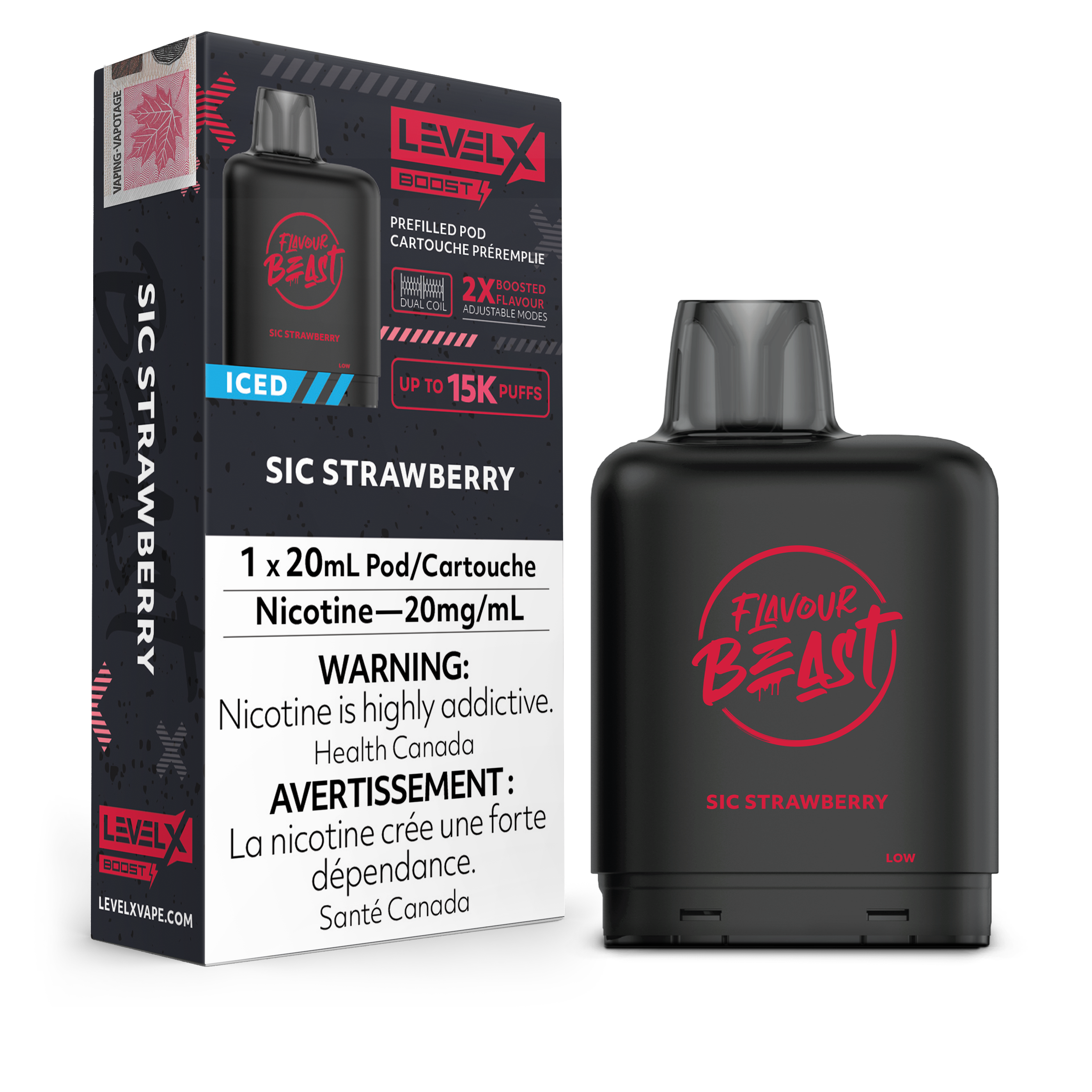 Level X - Flavour Beast Boost Pods (15k puffs) (FEDERAL)