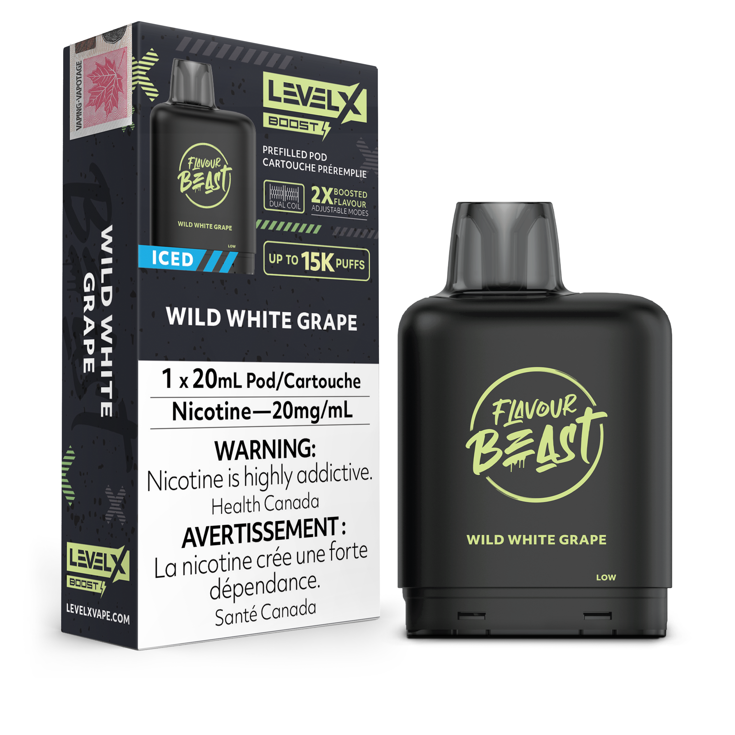 Level X - Flavour Beast Boost Pods (15k puffs) (FEDERAL)