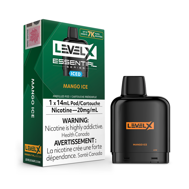 Level X Essential - Pods (EXCISE TAXED) (7000 puffs)