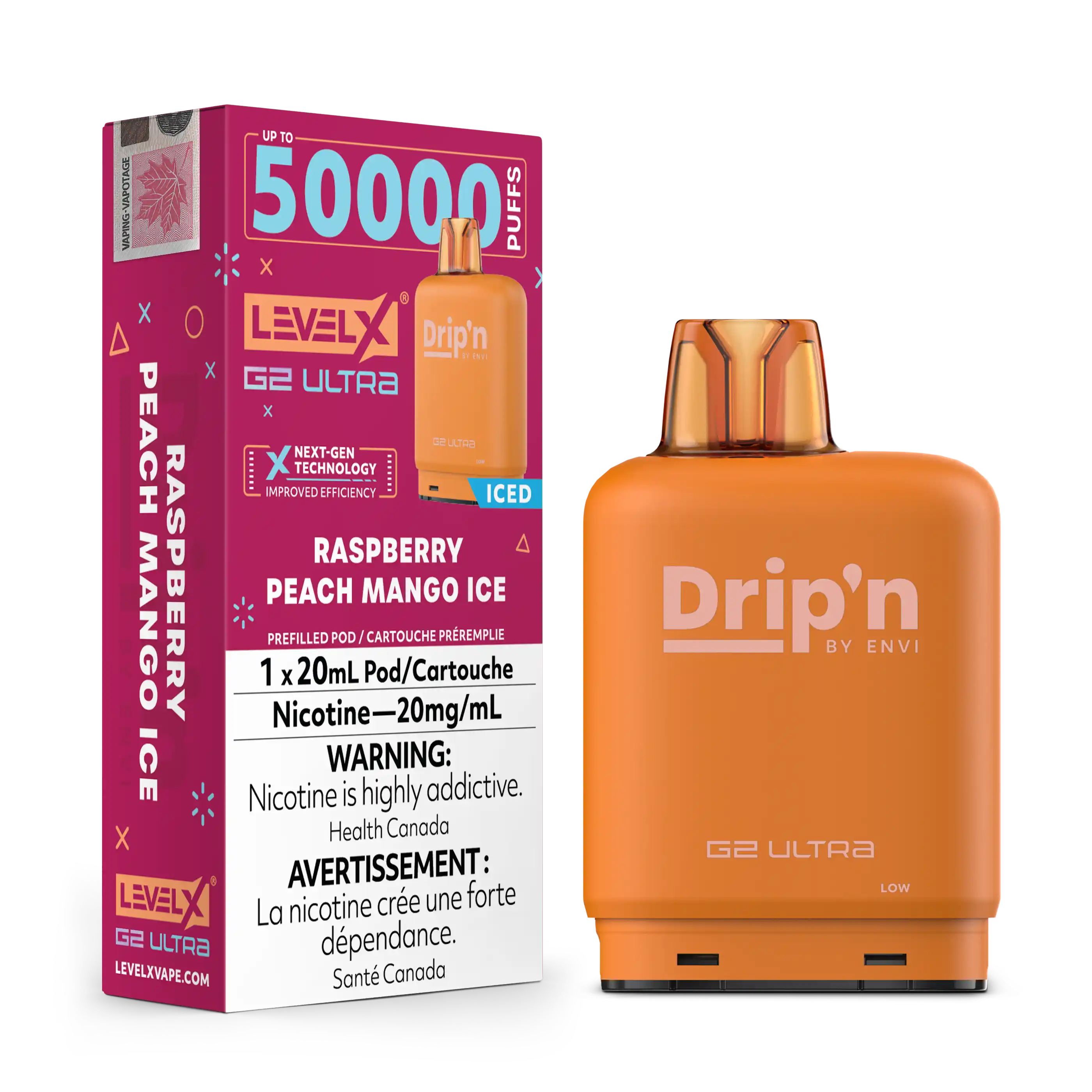 Level X Drip'n Pods – 7K, 25K & 50K Closed Pods for Level X