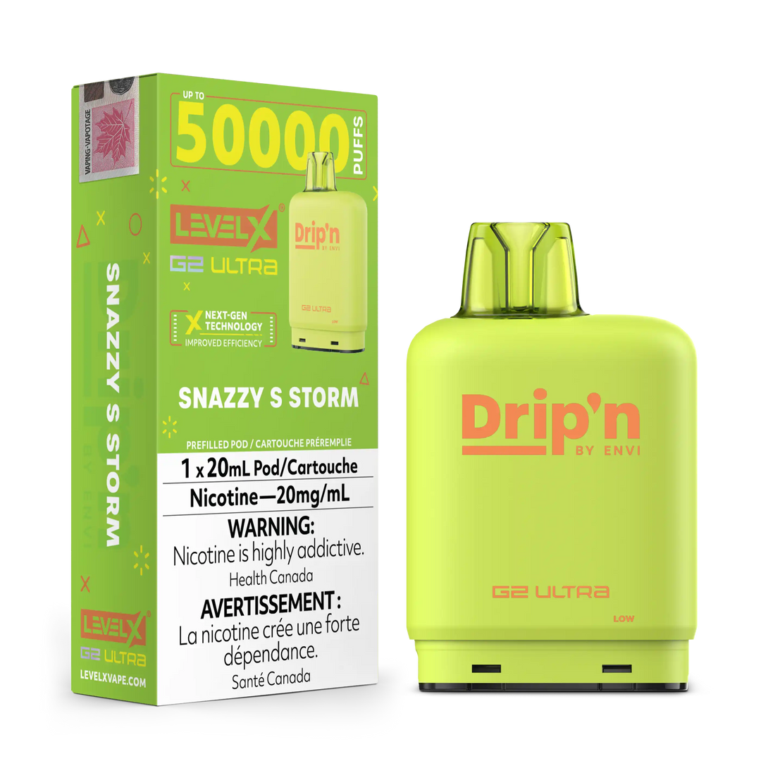 Snazzy S Storm by Level X Drip'n G2 Ultra 50K – 20mg by LEVEL X BY DRIP'N