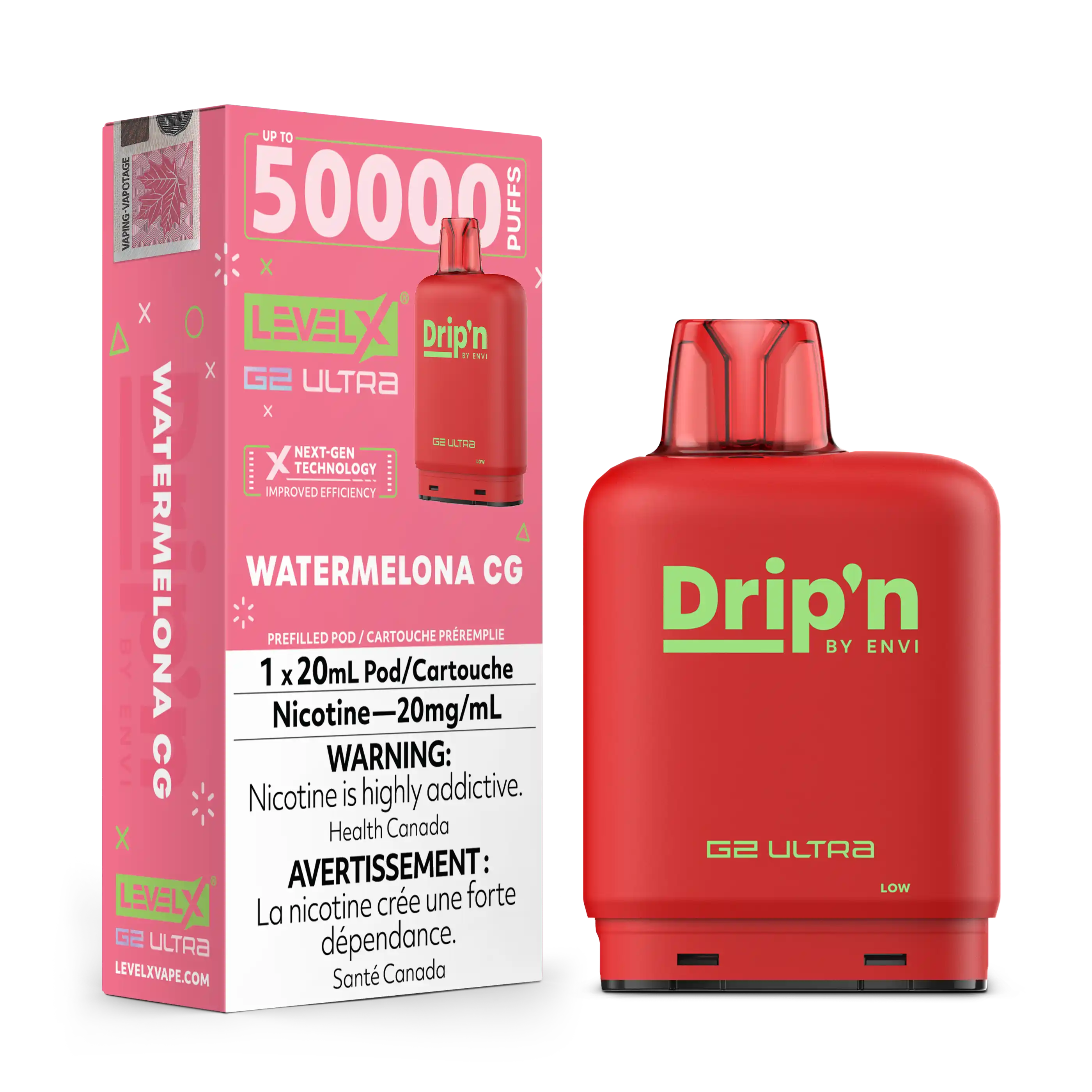Level X Drip'n Pods – 7K, 25K & 50K Closed Pods for Level X