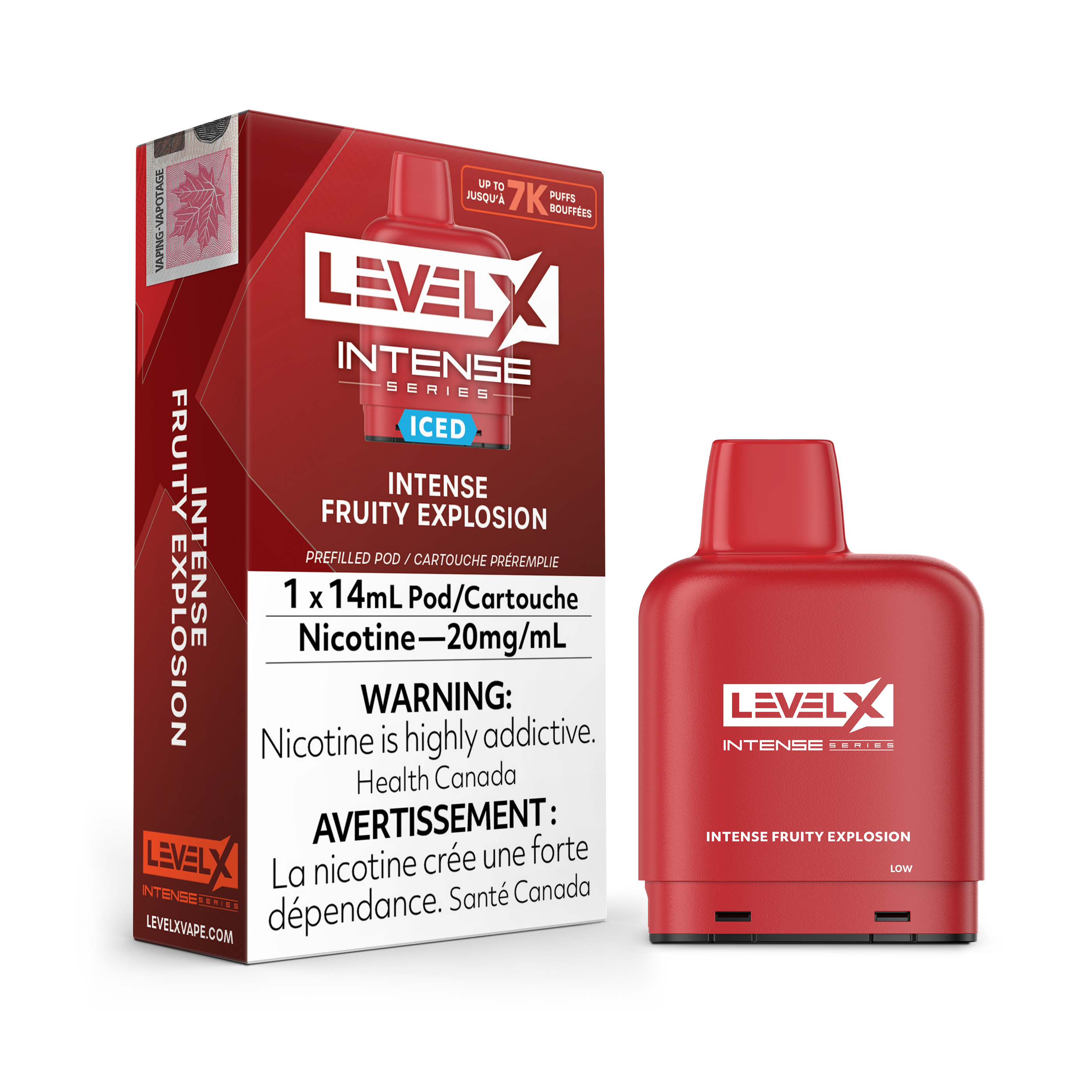 Level X - Intense Pods (7000 Puffs) (FEDERAL)