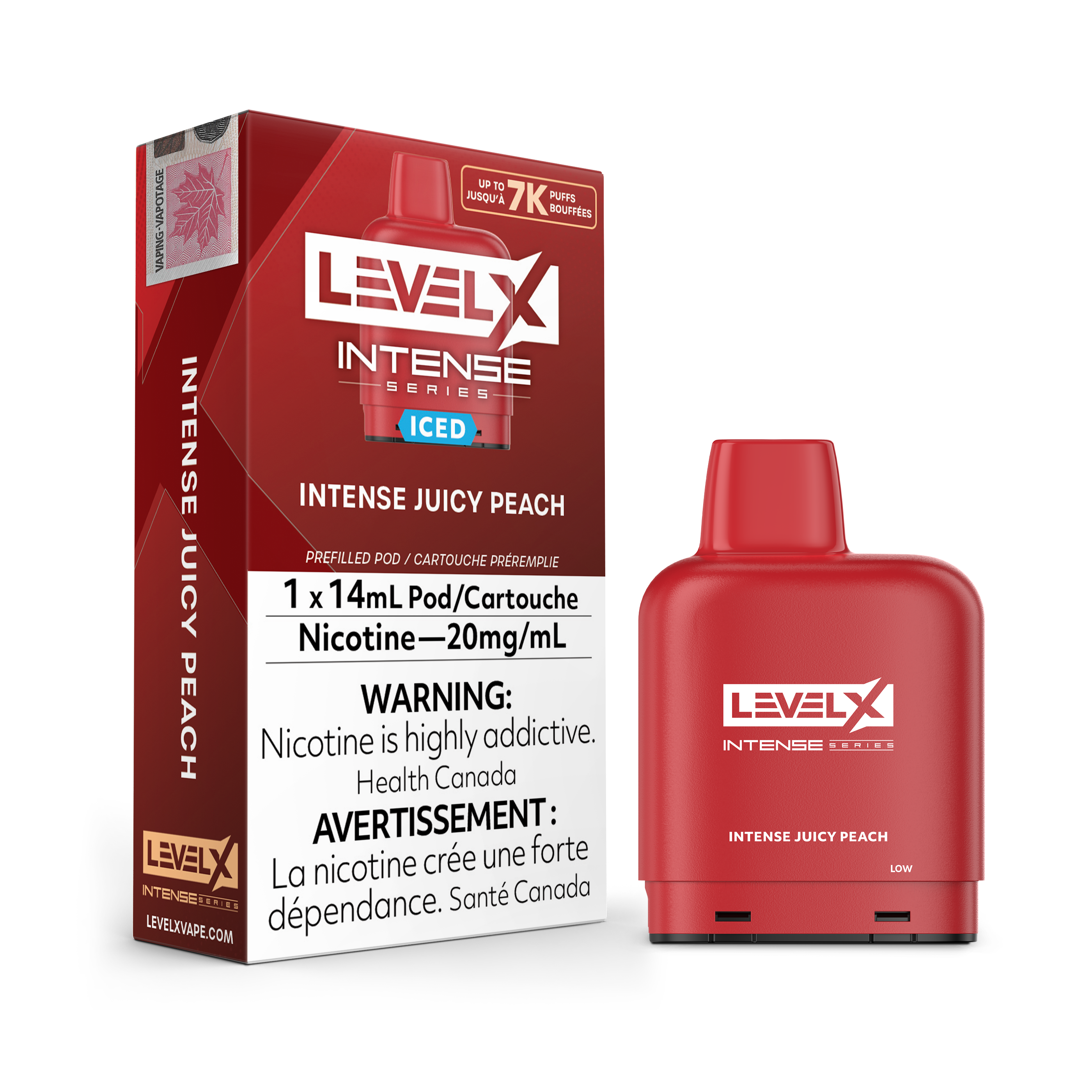 Level X - Intense Pods (7000 Puffs) (FEDERAL)