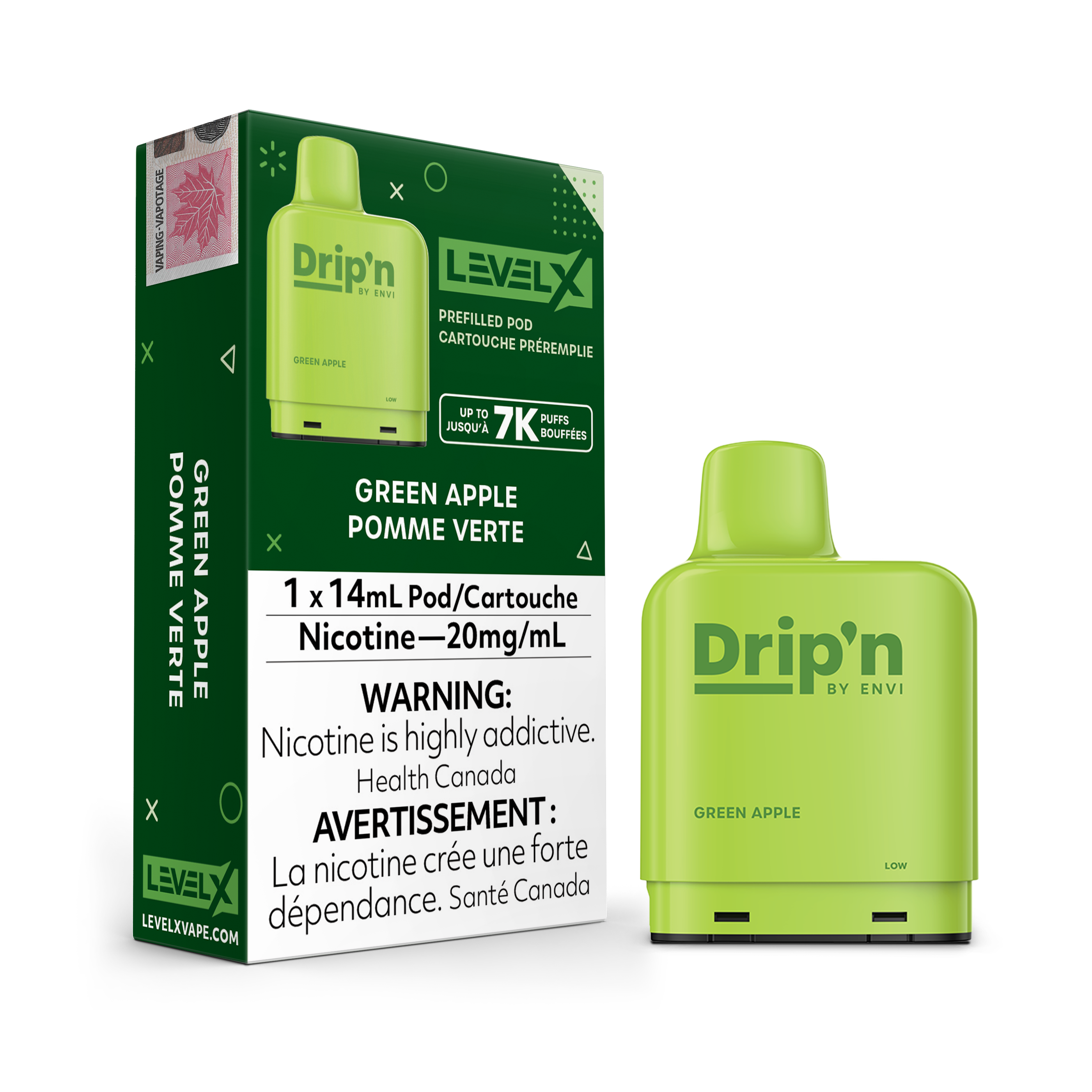 Level X - Drip'n Pods (7000 Puffs)(FEDERAL)