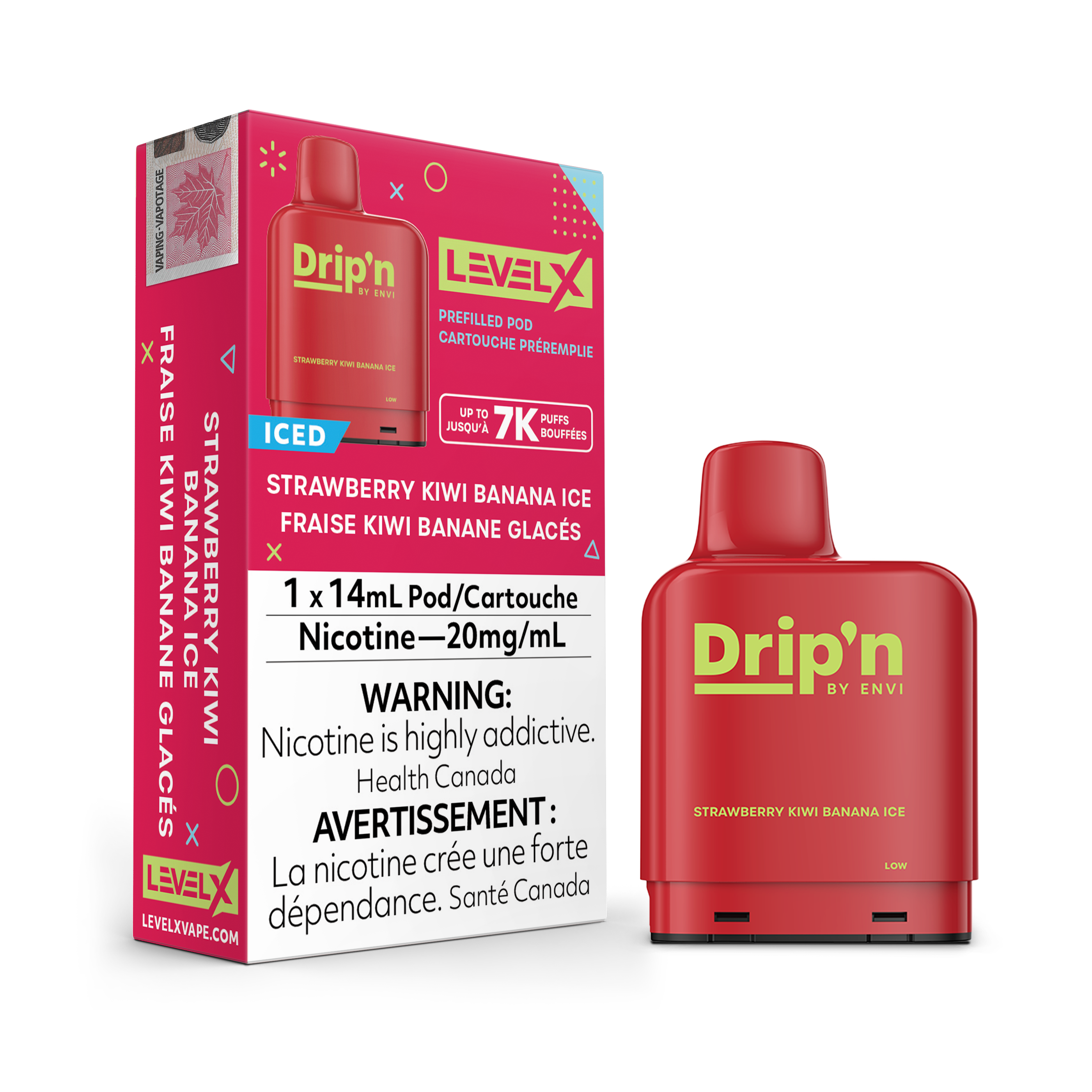 Level X - Drip'n Pods (7000 Puffs)(FEDERAL)