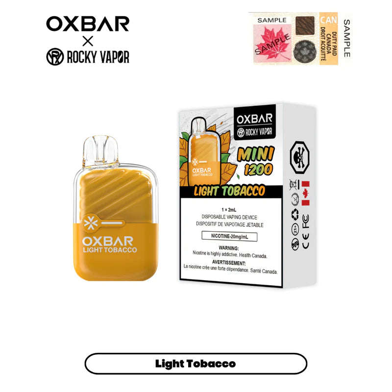 Oxbar Mini - Disposable E-Cig (FEDERAL) (1200 Puffs)