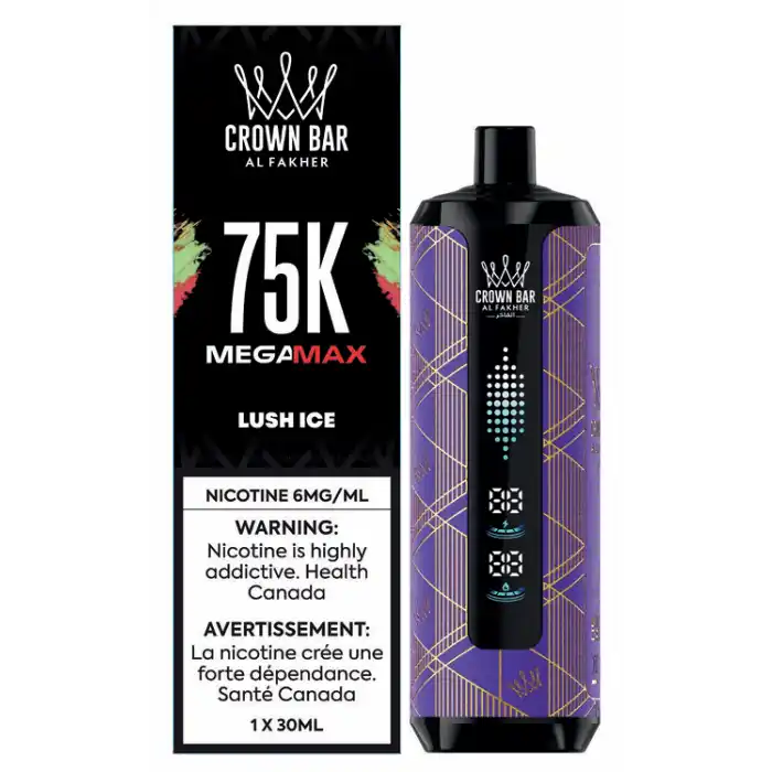 Lush Ice Al Fakher Crown Bar - Disposable 75K