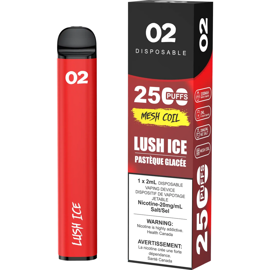 Lush Ice O2 - Disposable 2.5K