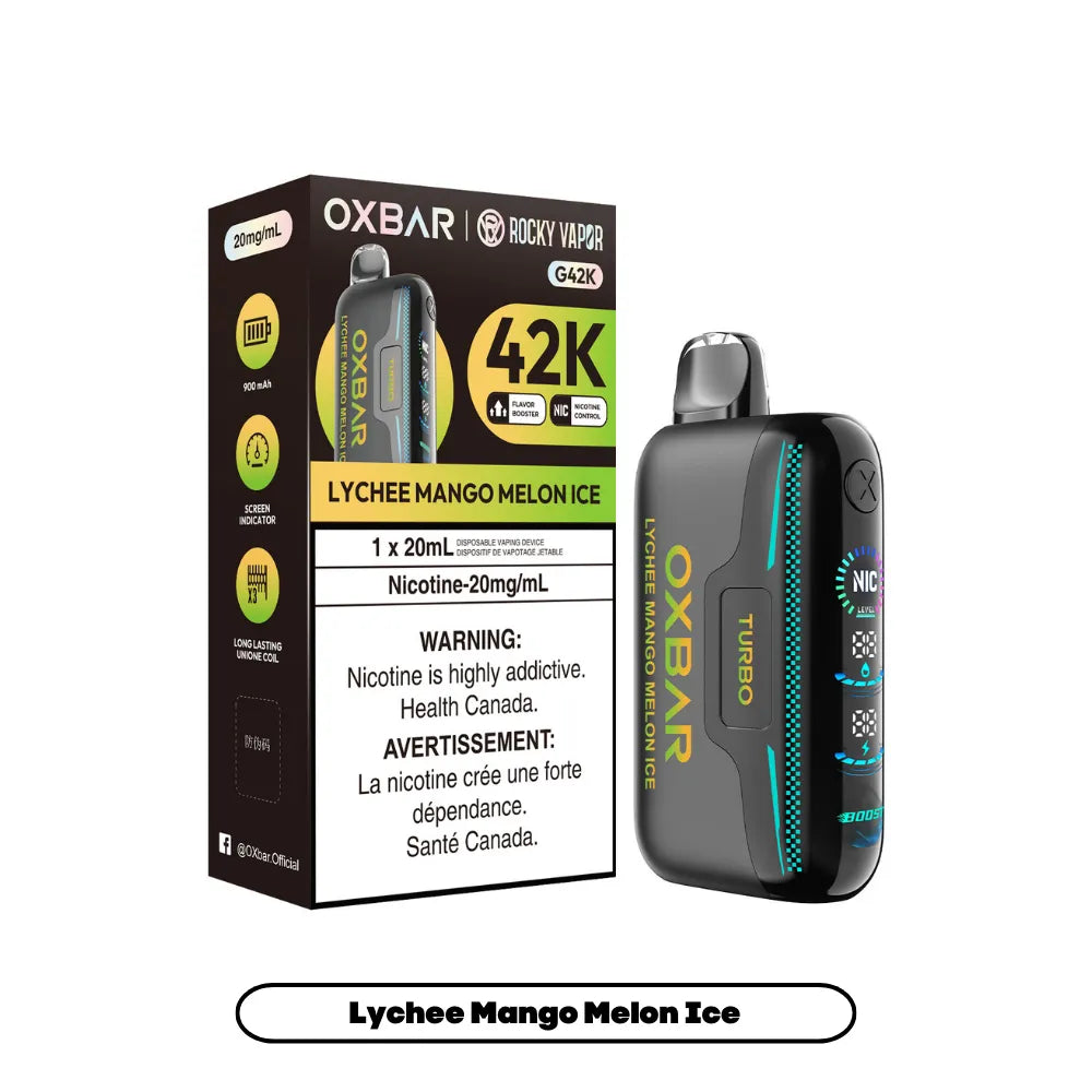 Lychee Mango Melon Ice Oxbar G42K - Disposable 42K