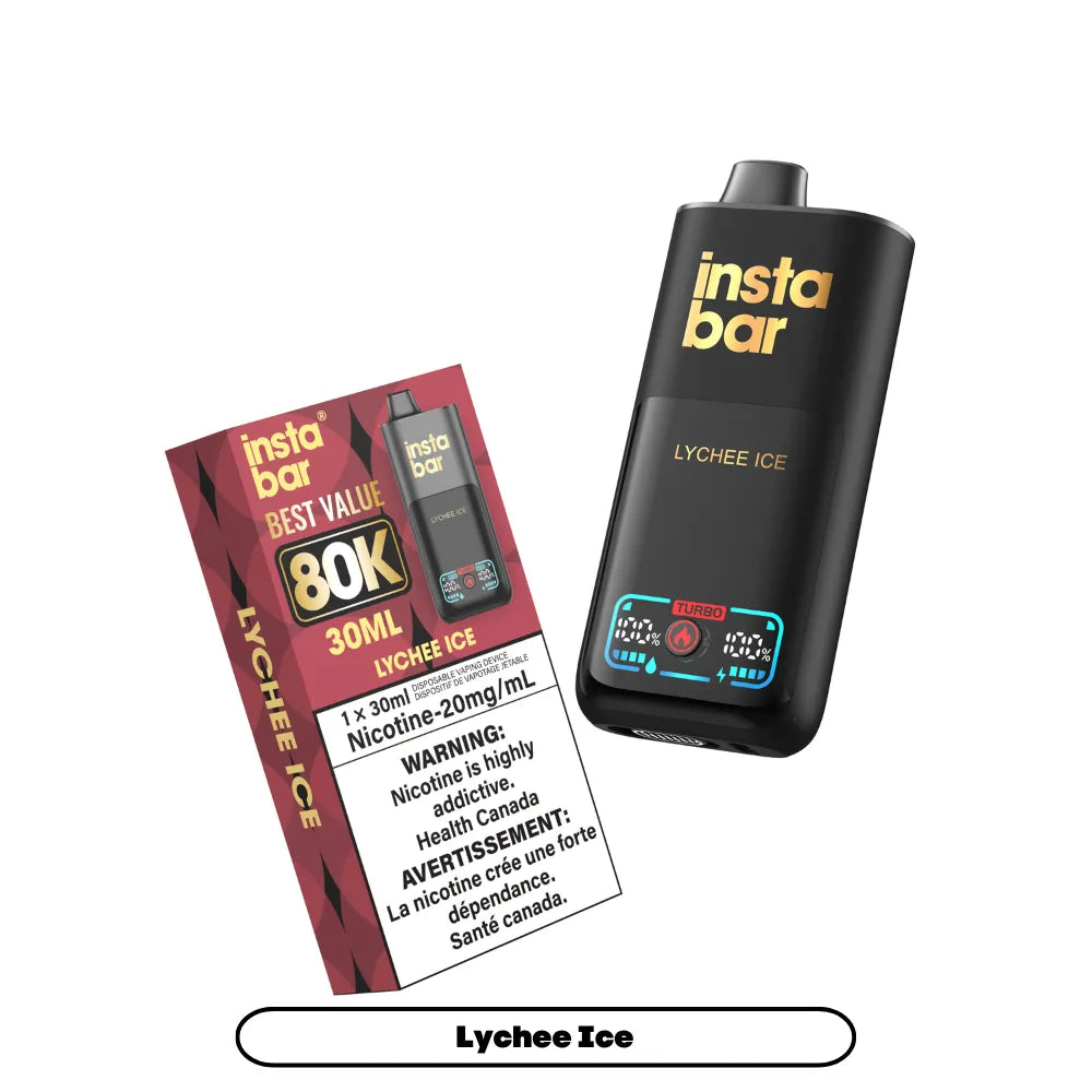 INSTA BAR 120K Disposable Vape  120,000 Puffs, Rechargeable, Mesh Coil   VIP Vape