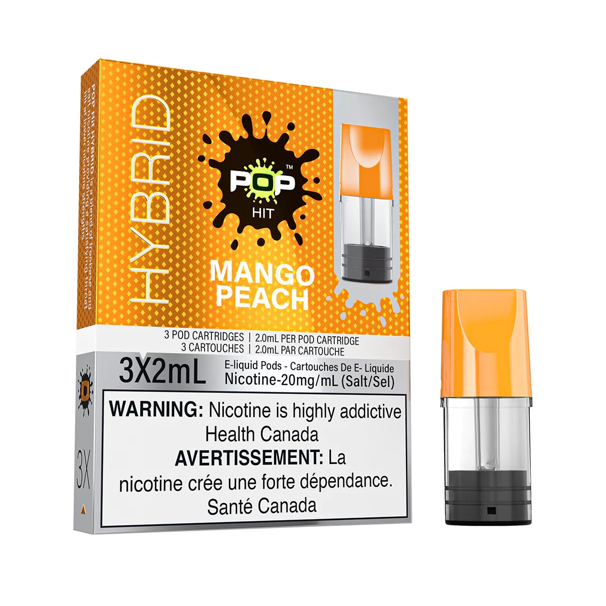 Pop Hybrid Pods - Mango Peach (Compatible with STLTH) (PROVINCIAL)