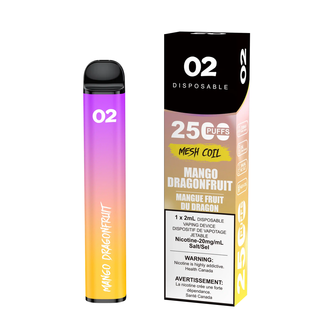 Mango Dragonfruit O2 - Disposable 2.5K