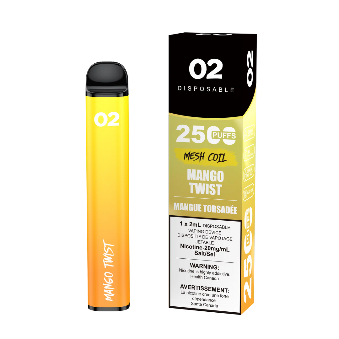 Mango Twist O2 - Disposable 2.5K