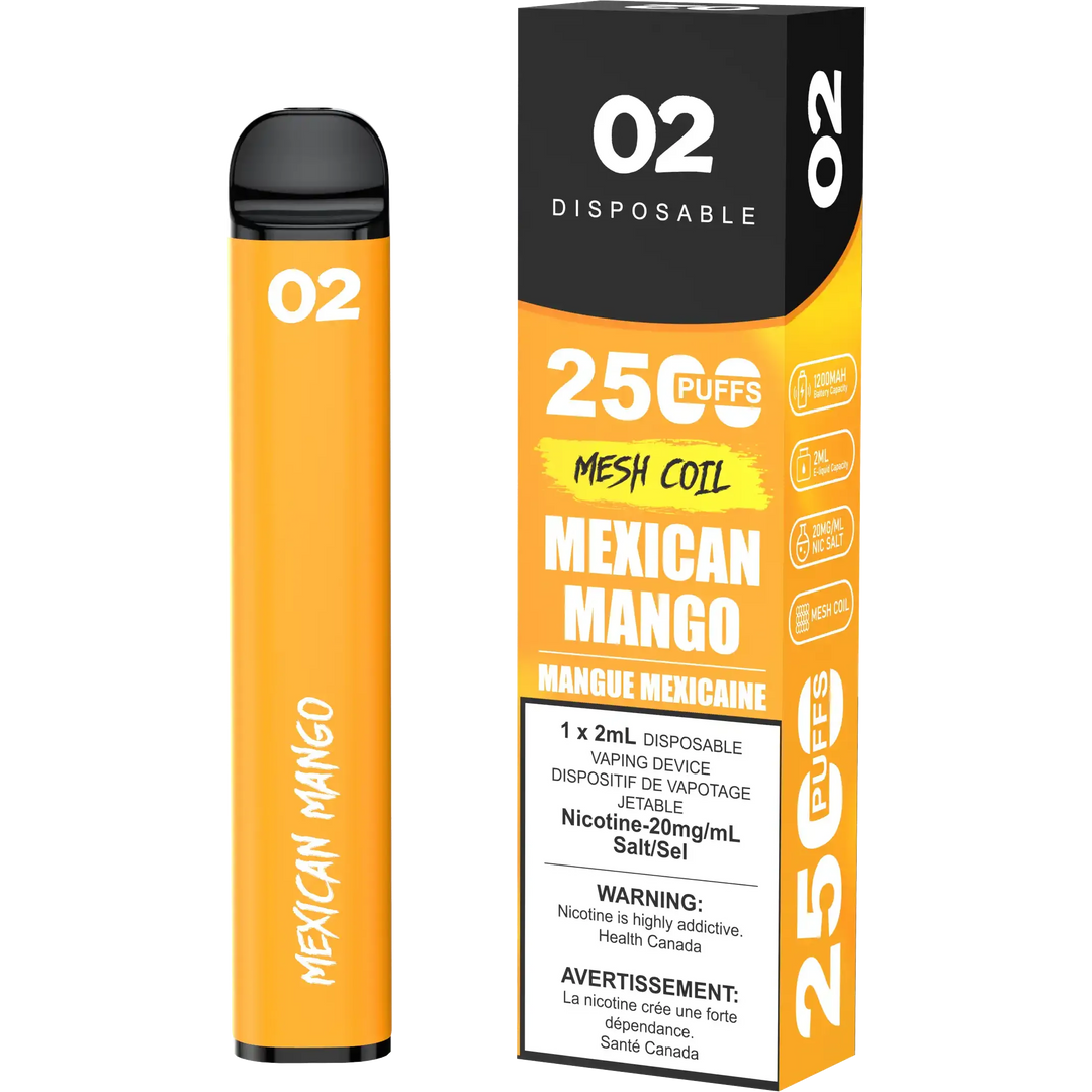Mexican Mango O2 - Disposable 2.5K
