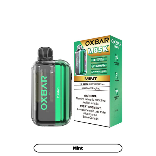 Oxbar M85K Menthe - Jetable 85K