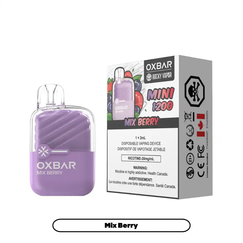 Oxbar Mini 1200 Puffs - Disposable Vape