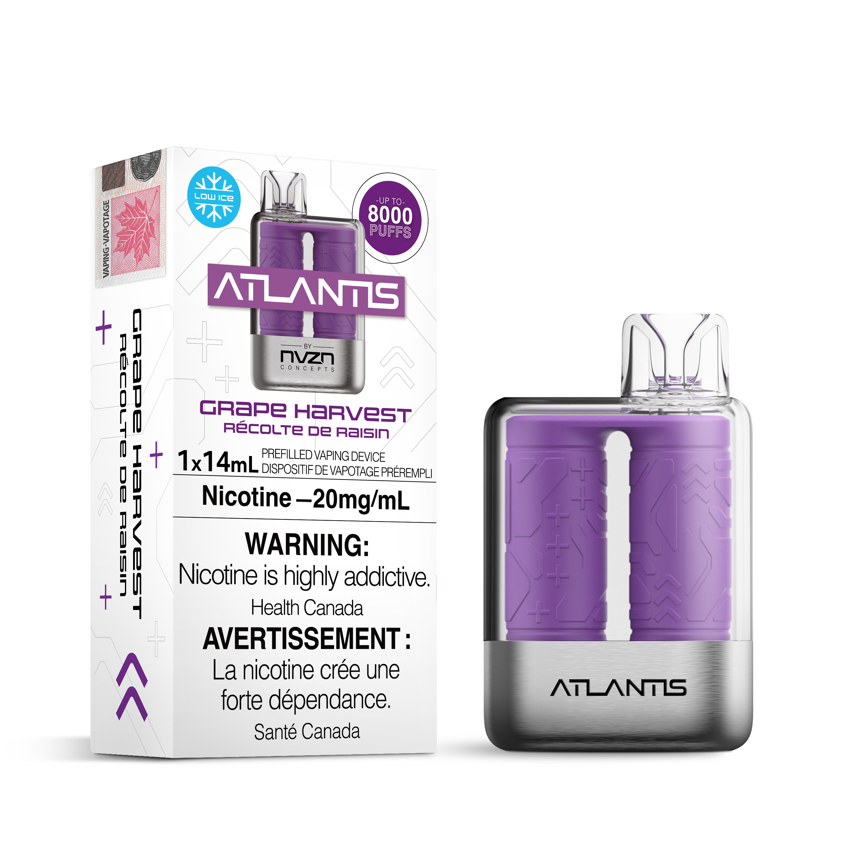 NVZN Atlantis - Disposable E-Cig (8000 Puffs)