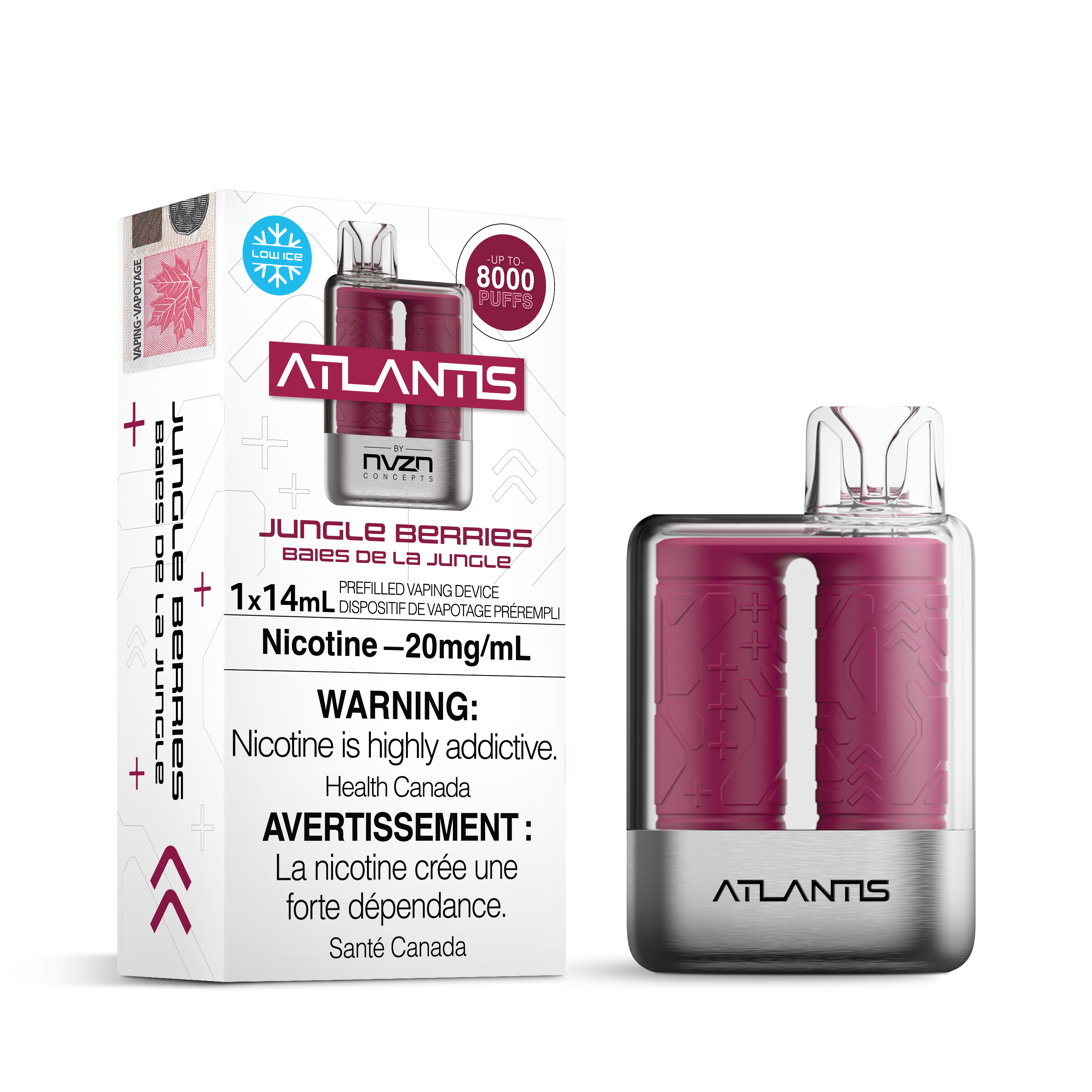 NVZN Atlantis - Disposable E-Cig (8000 Puffs)