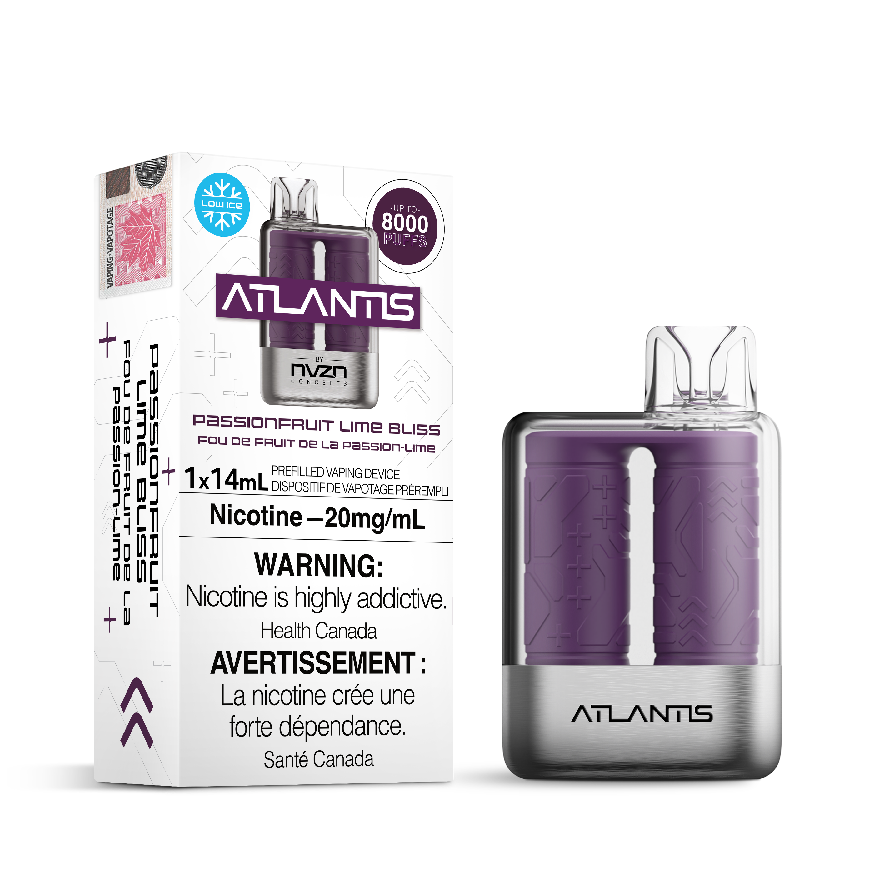 NVZN Atlantis - Disposable E-Cig (8000 Puffs)
