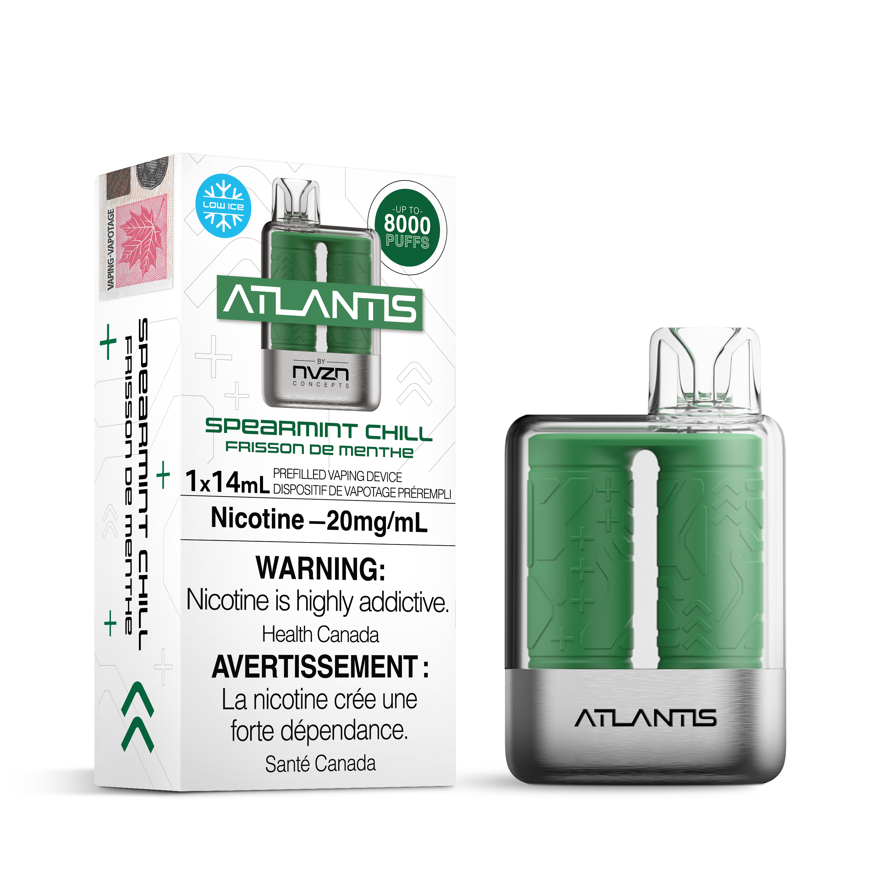 NVZN Atlantis - Disposable E-Cig (8000 Puffs)