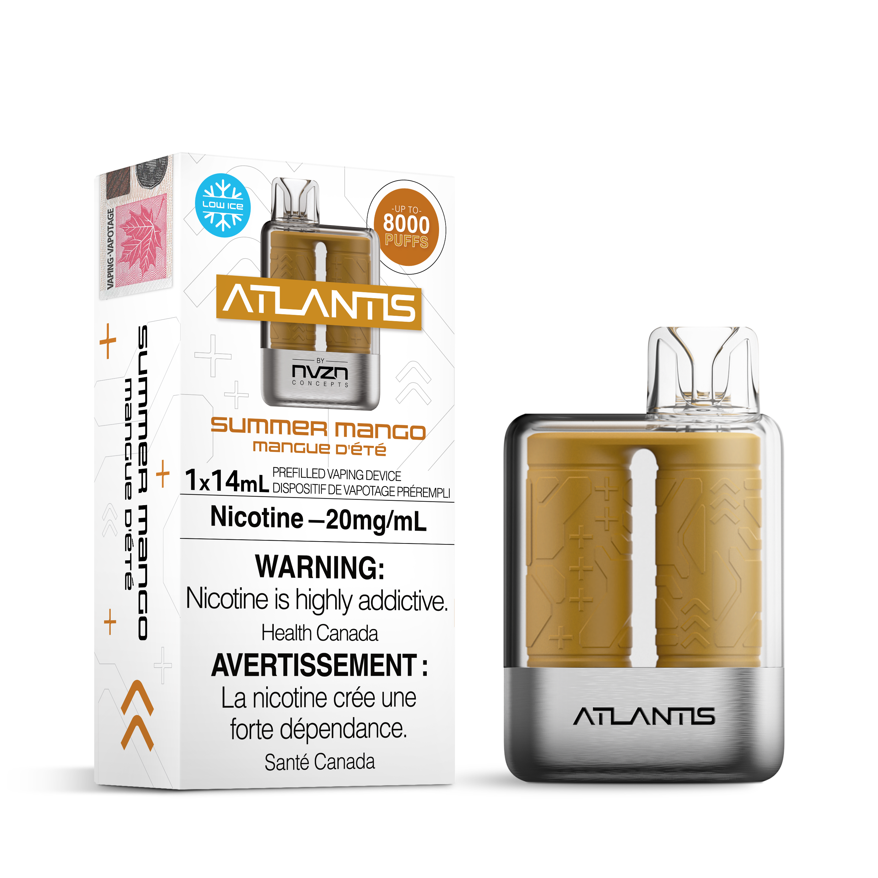 NVZN Atlantis - Disposable E-Cig (8000 Puffs)