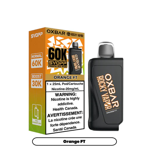 Svopp Rocky Vapor Oxbar 60K (Provincial) (60k Puffs)