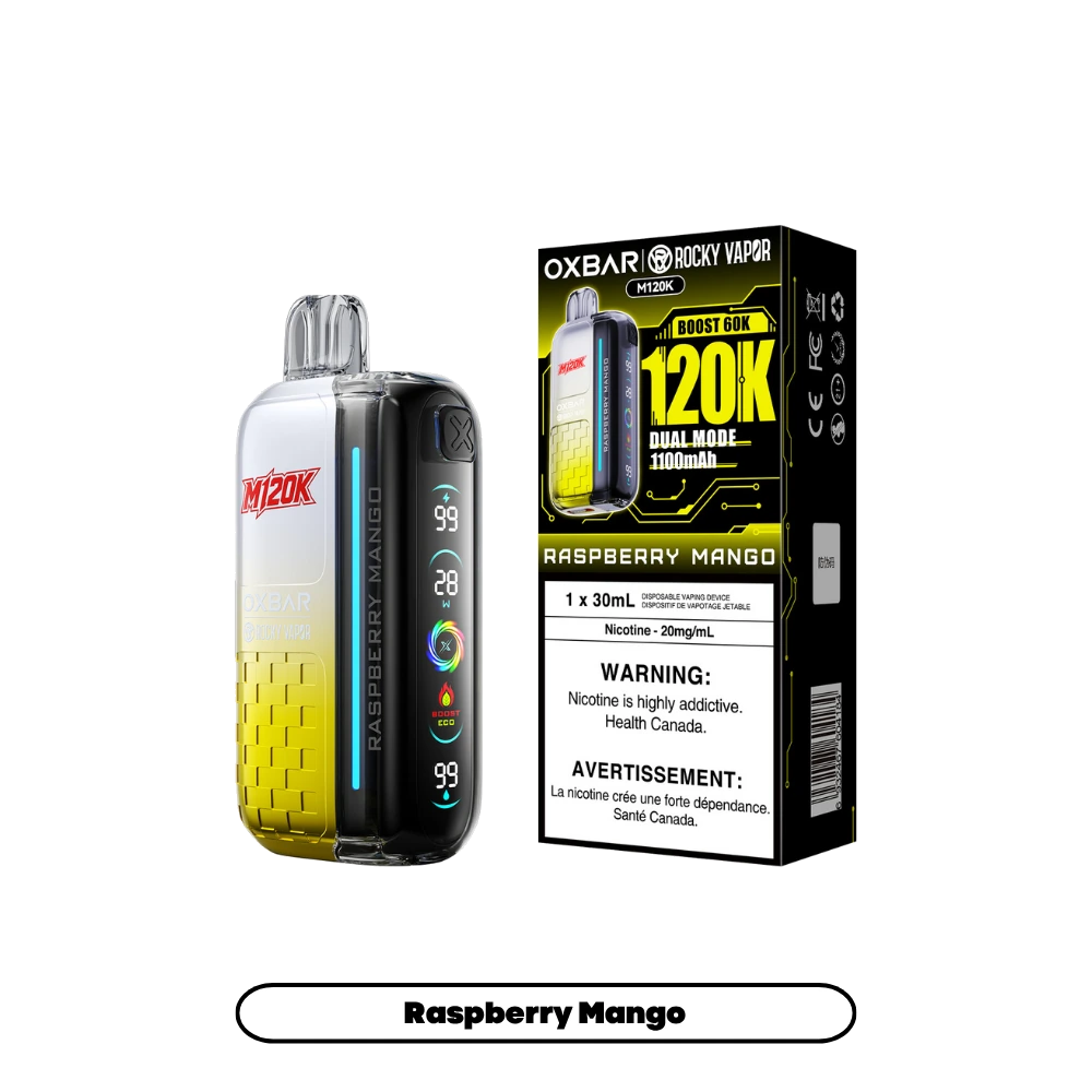 Raspberry Mango Oxbar M120K - Disposable Vape