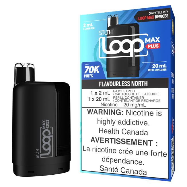 Flavourless North Stlth Loop Max Plus 70K Pod