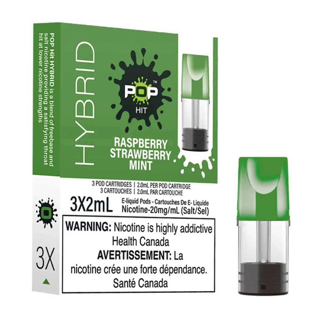 Pop Hybrid Pods - Raspberry Strawberry Mint (Compatible with STLTH)