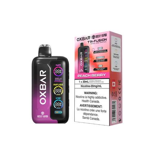Rocky Vapor Oxbar Tri Fusion jetable 20 mg/30 ml (provincial)