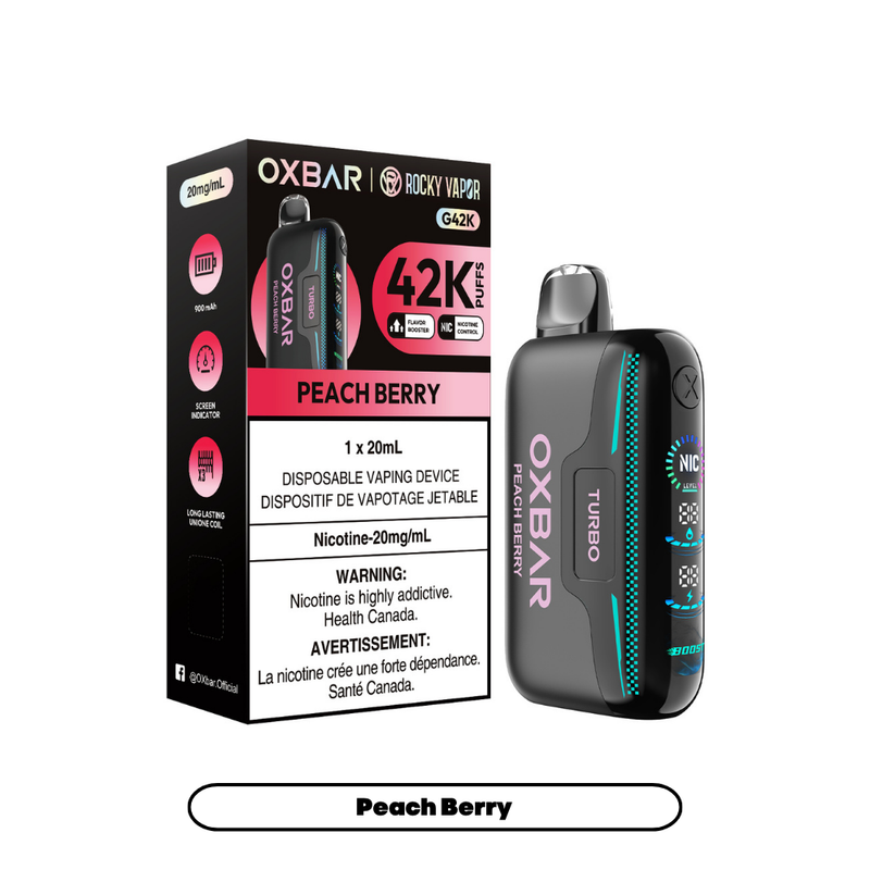 Oxbar G42k - Disposable E-Cig (PROVINCIAL) (42k Puffs)