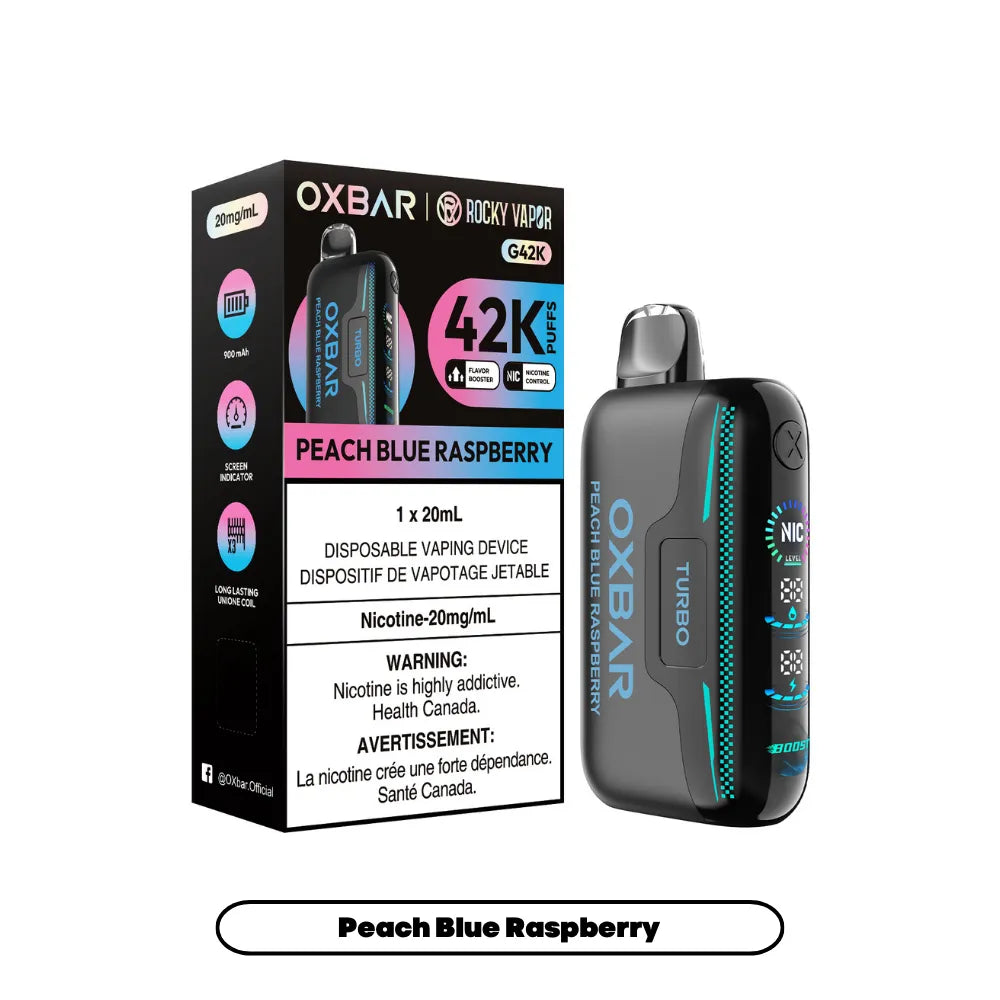 Peach Blue Raspberry Oxbar G42K - Disposable 42K