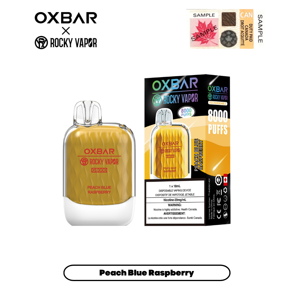 Oxbar G8000 - Disposable E-Cig (FEDERAL) (8000 Puffs)
