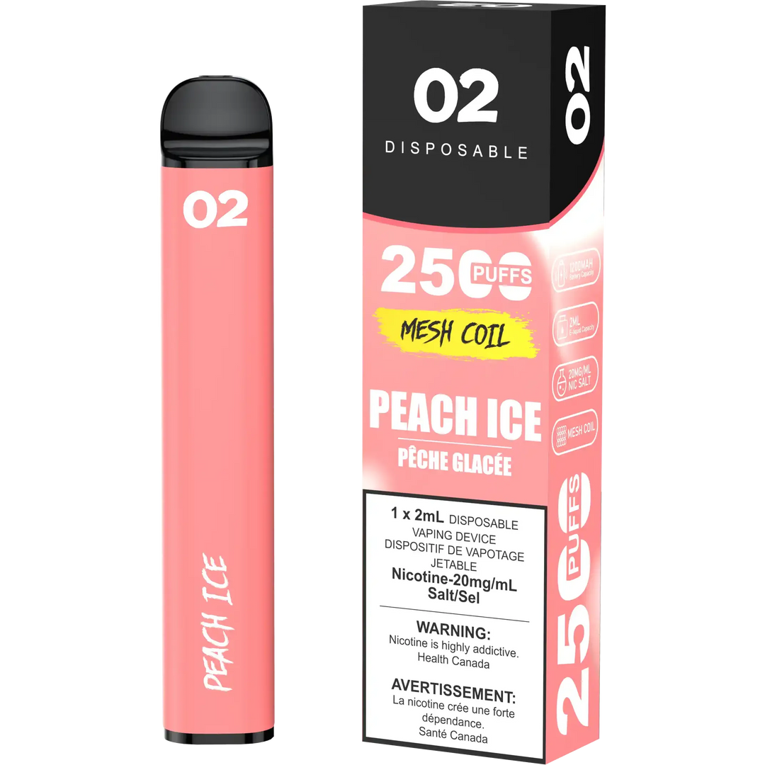 Peach Ice O2 - Disposable 2.5K