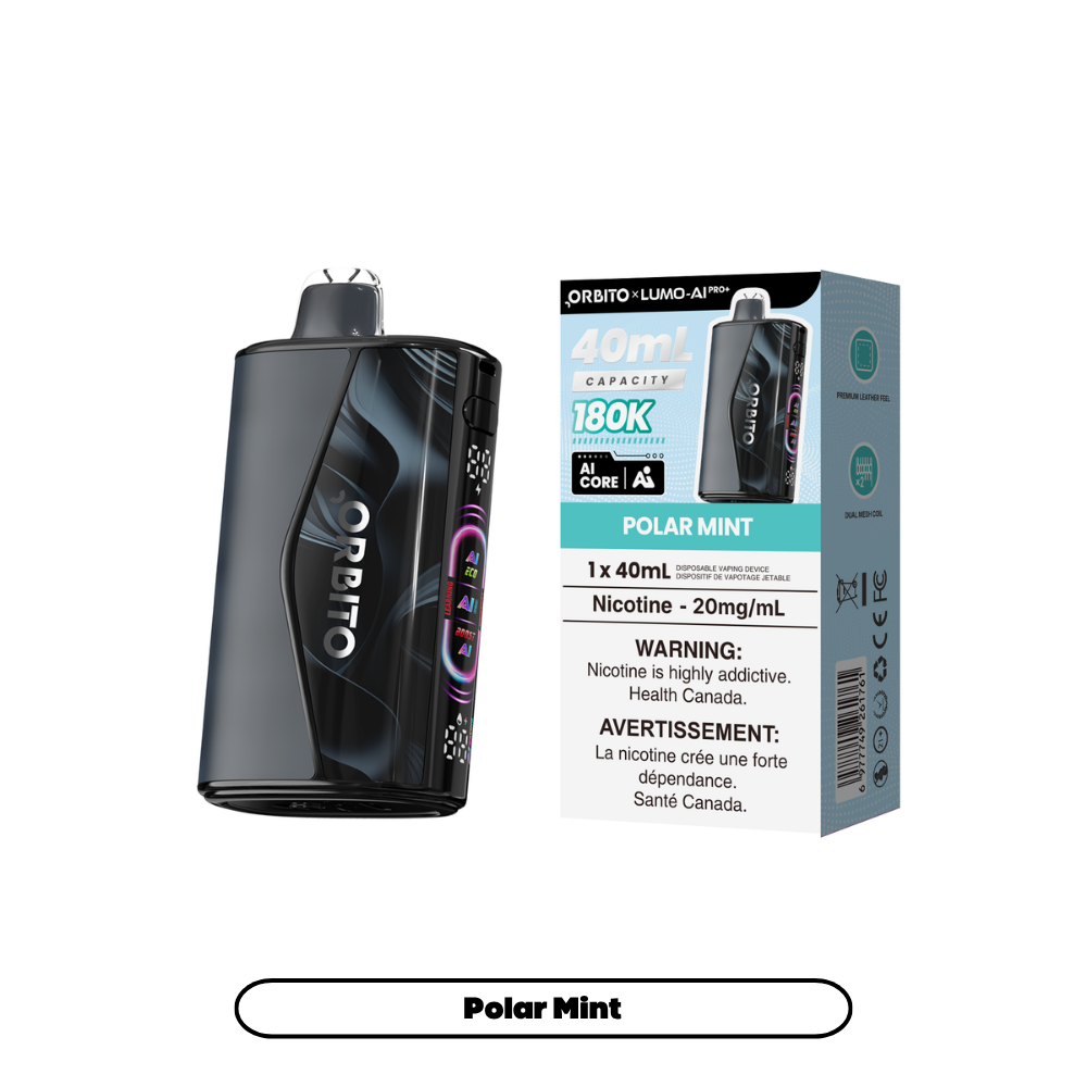 Polar Mint Orbito Lumo AI Pro+ - Disposable Vape 180K