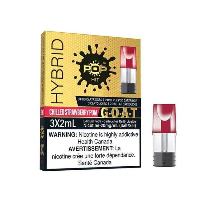 Pop Hybrid Pods - Chilled Strawberry Pom (Compatible with STLTH)