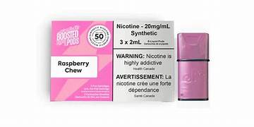 Boosted Pods - Raspberry Chew (FEDERAL) (STLTH Compatible)