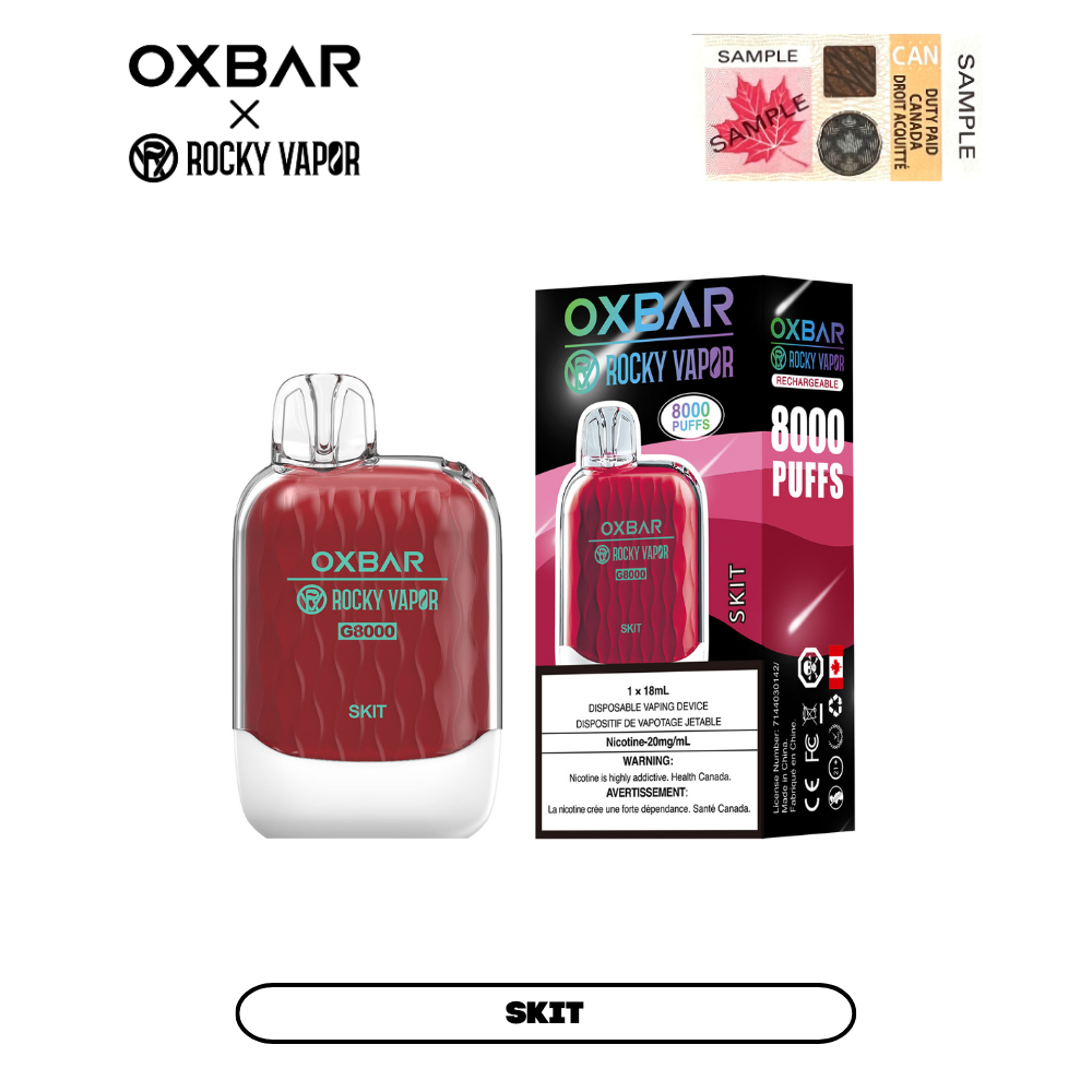 Oxbar G8000 - Disposable E-Cig (FEDERAL) (8000 Puffs)