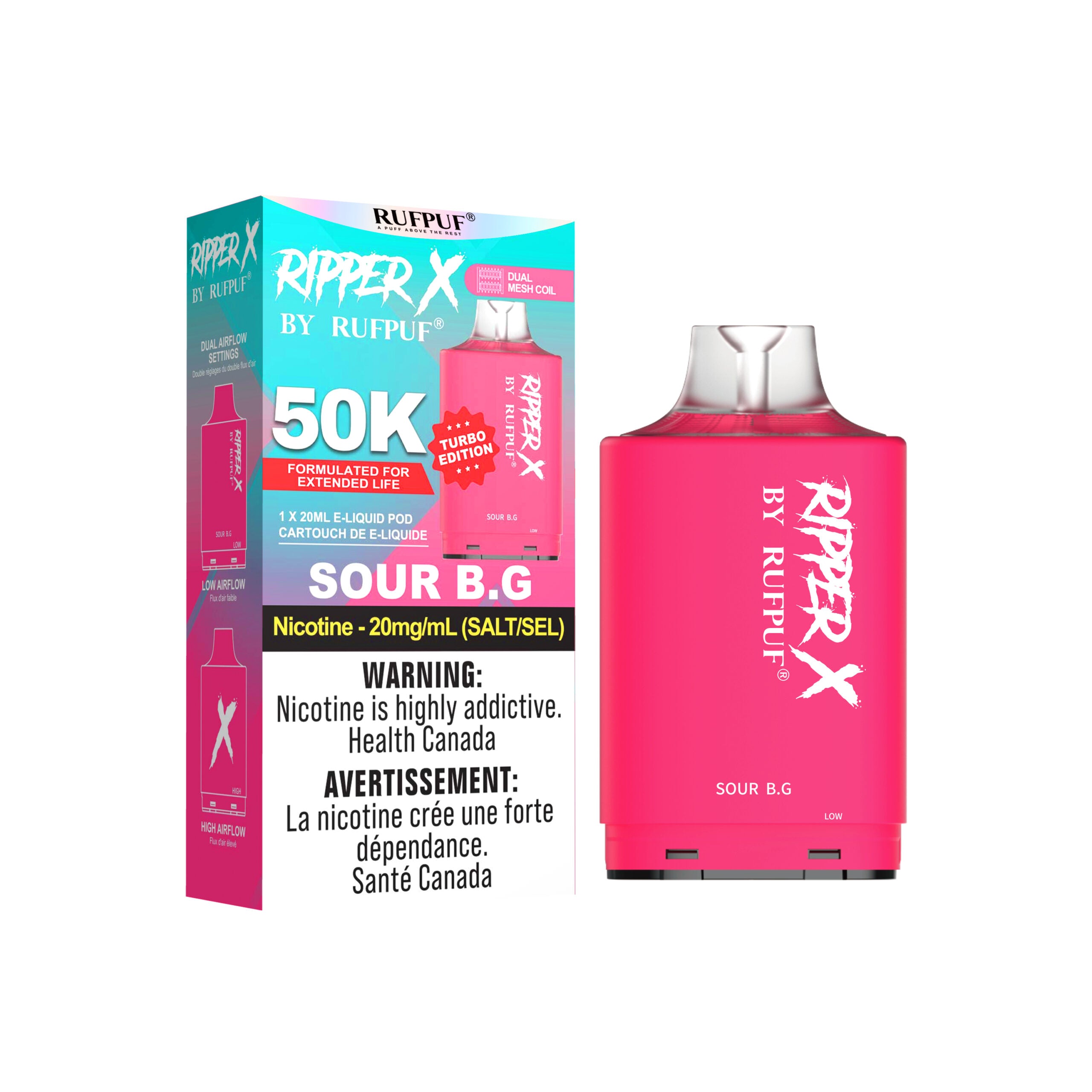 Rufpuf - Ripper X Pods (PROVINCIAL) (50k puffs)