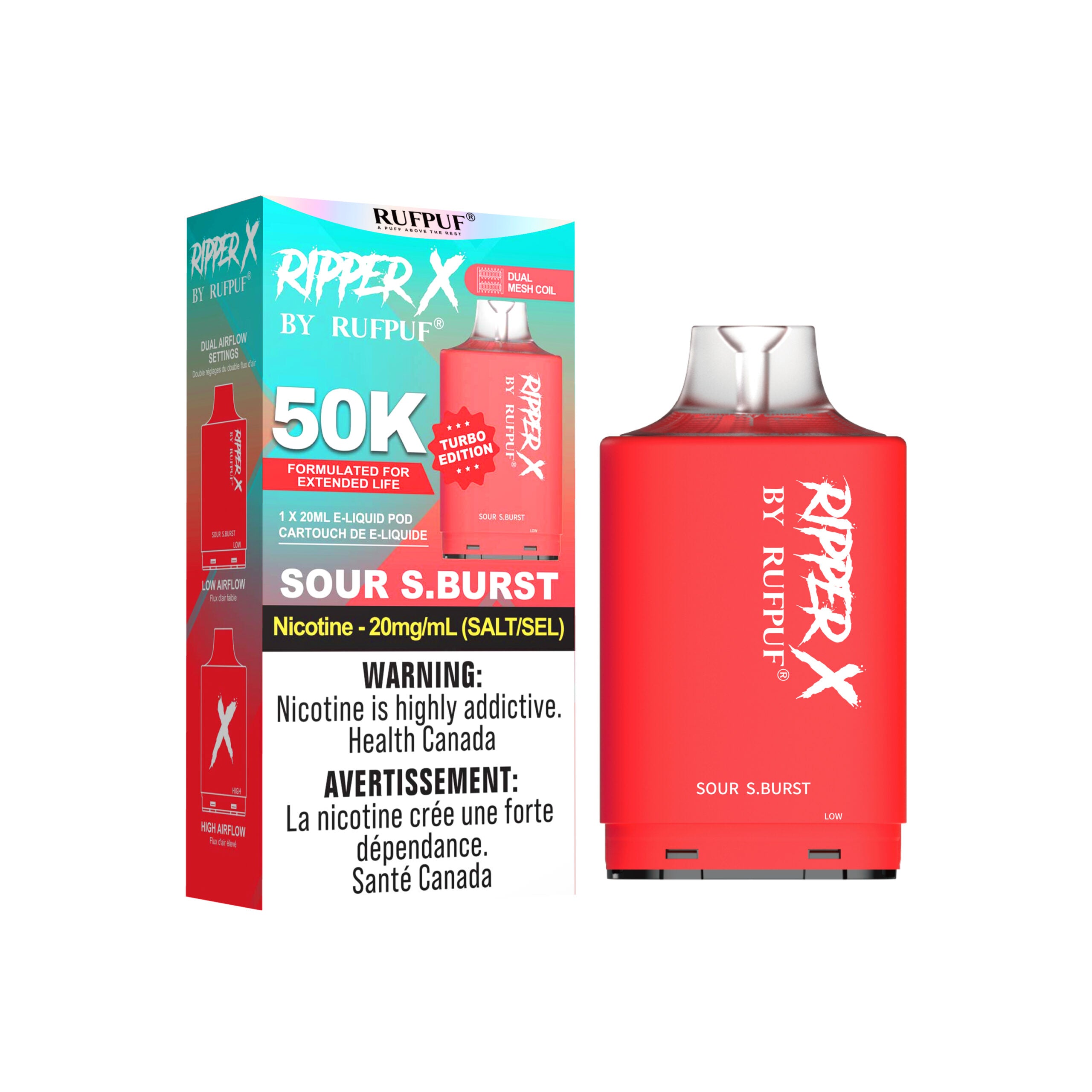Rufpuf - Ripper X Pods (PROVINCIAL) (50k puffs)