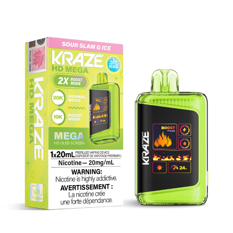 Kraze HD Mega - Disposable E-Cig (PROVINCIAL) (20k Puffs)