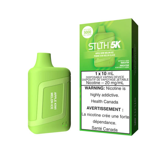 Apple Kiwi Melon Ice Stlth 5K Box - Vape Jetable