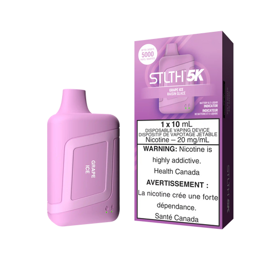 Grape Ice Stlth 5K Box - Vape jetable
