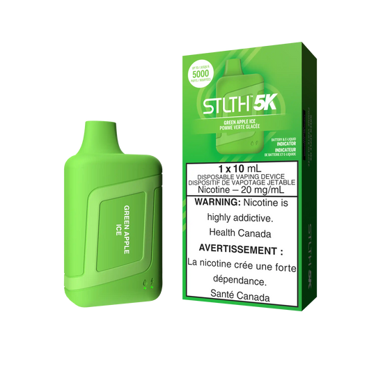 Stlth 5K Box Pomme Verte Glacée - Vape Jetable