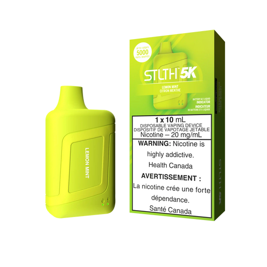 Vape jetable Stlth 5K Box Citron Menthe