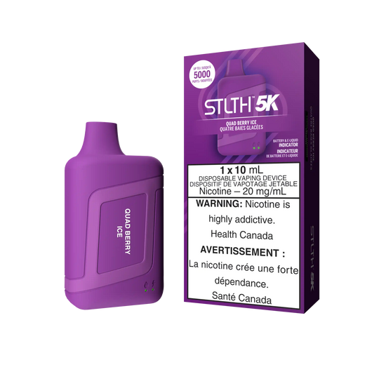 Quad Berry Ice Stlth 5K Box - Vape Jetable