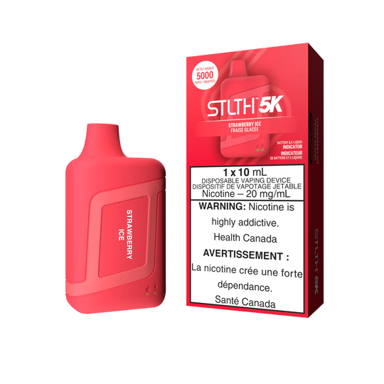 Strawberry Ice Stlth 5K Box - Vape Jetable